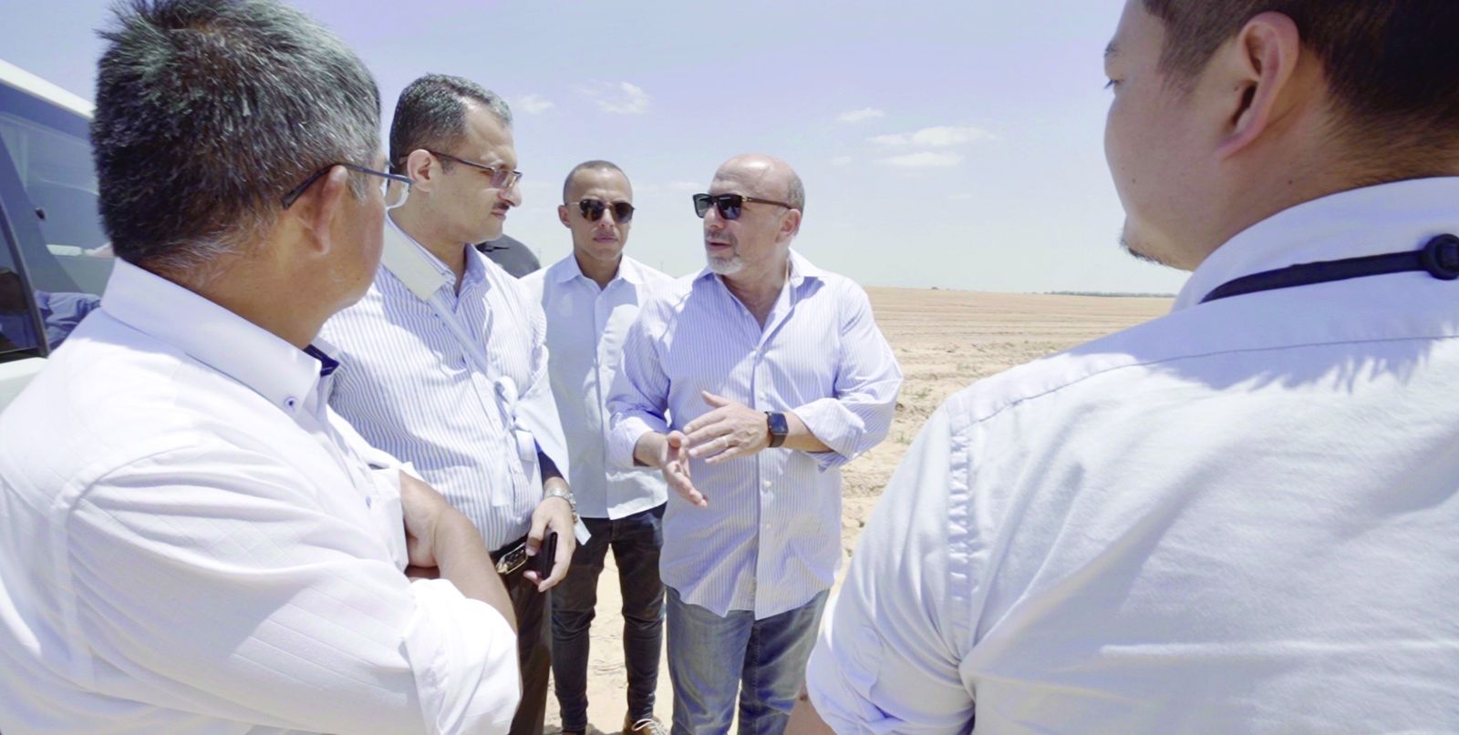 Tanbo founder and team visiting the farms